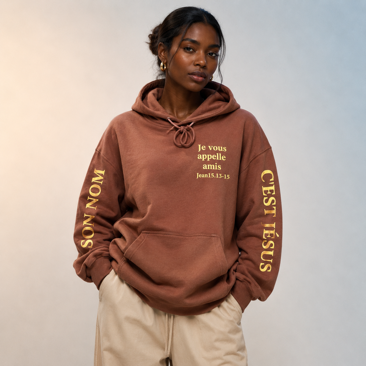 Son of God Christian Hoodie – Jesus Is My Best Friend Faith Hoodie for Men & Women