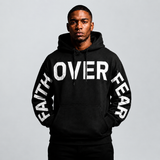 Faith Over Fear Christian Hoodie – Faith Hoodie for Men & Women (Joshua 1:9)